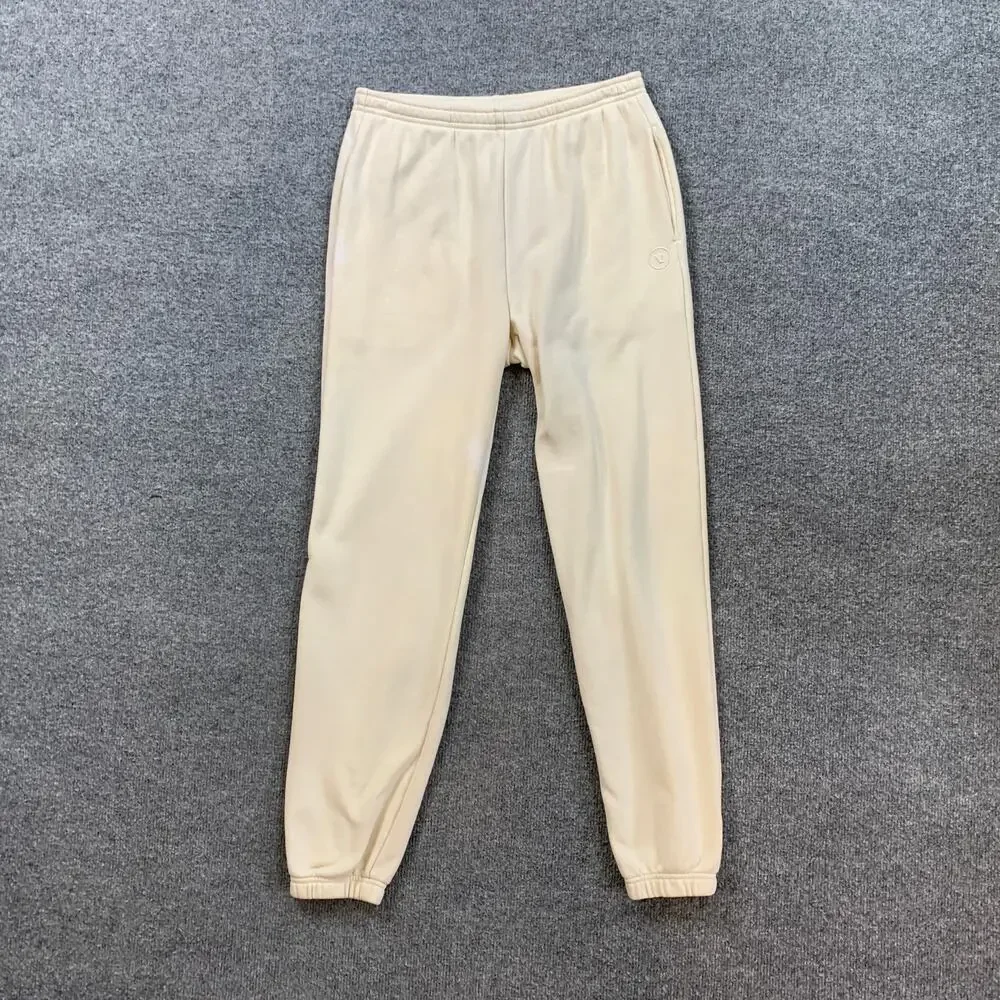 Vuori Sweatpant Women S Small Cream Sedona French Terry Drawstring *READ